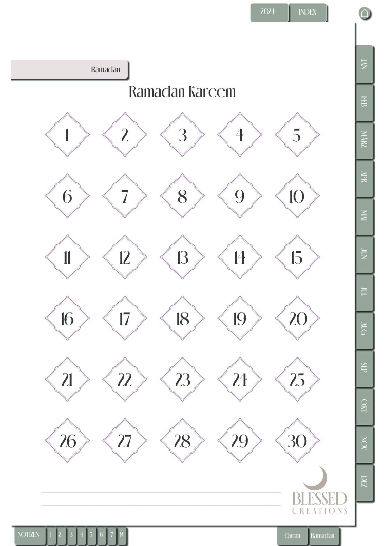Digital Muslim Journal/Planer 2024