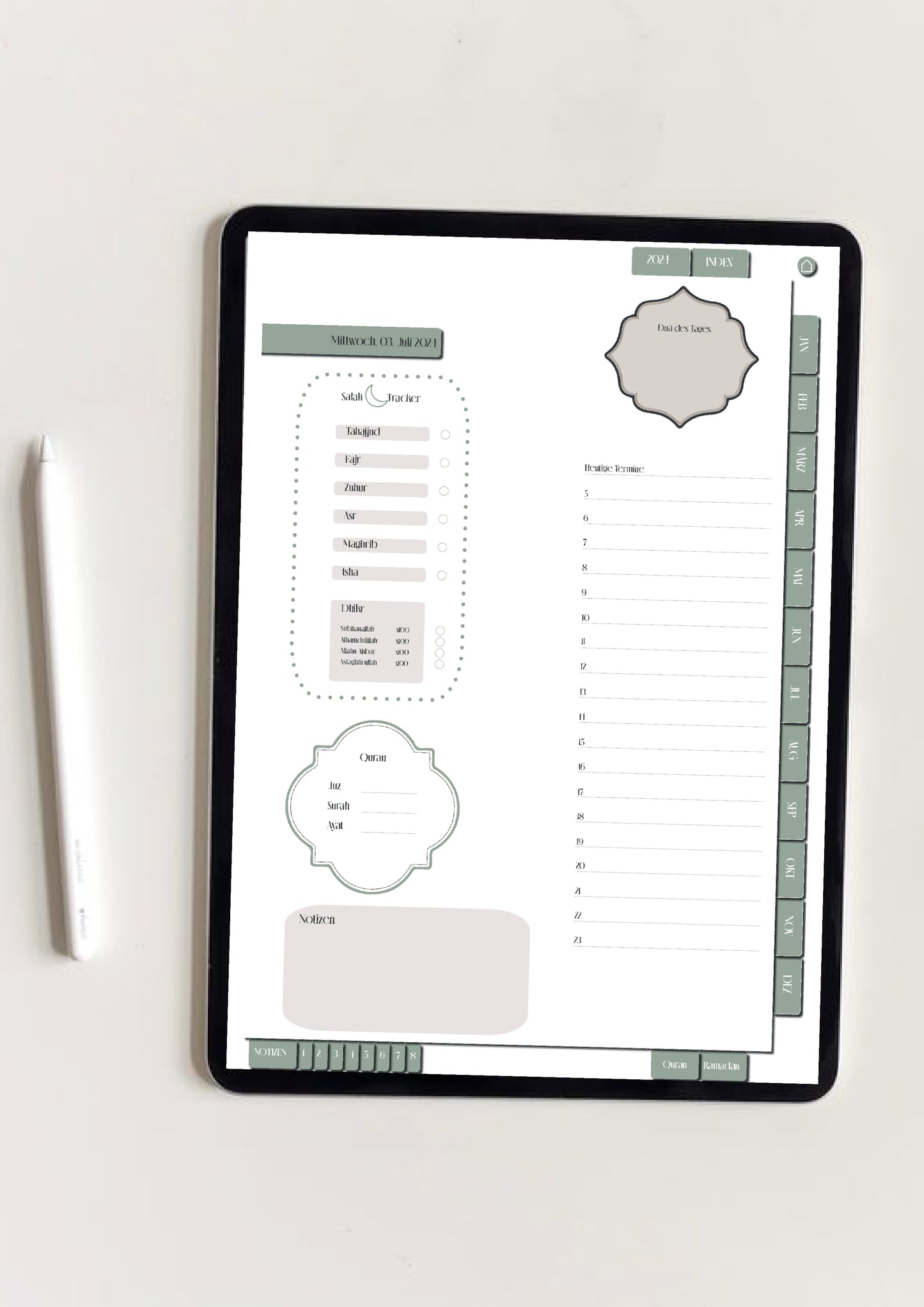 Digital Muslim Journal/Planer 2024