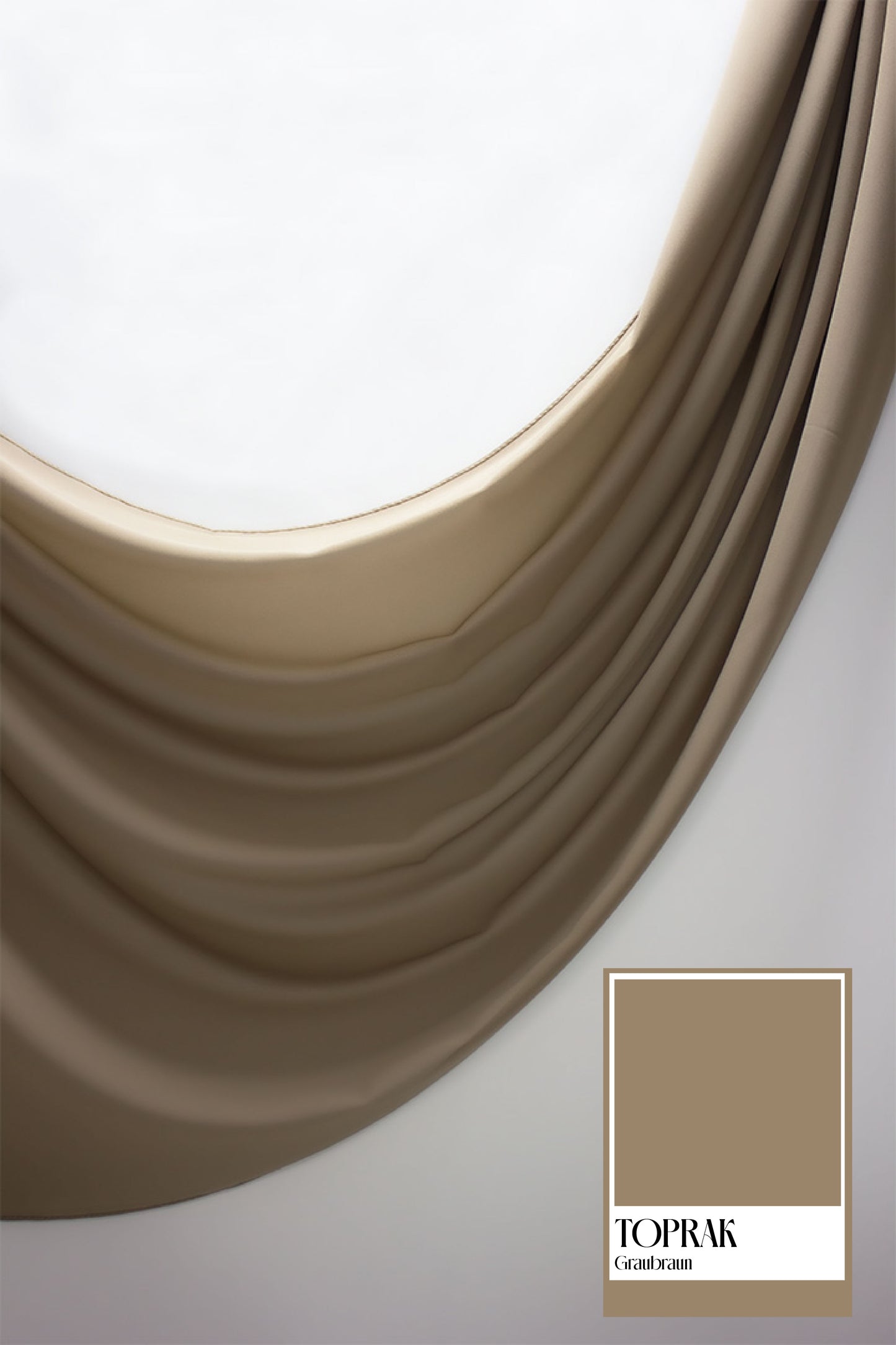 Chiffon Hijab - TOPRAK/GRAUBRAUN