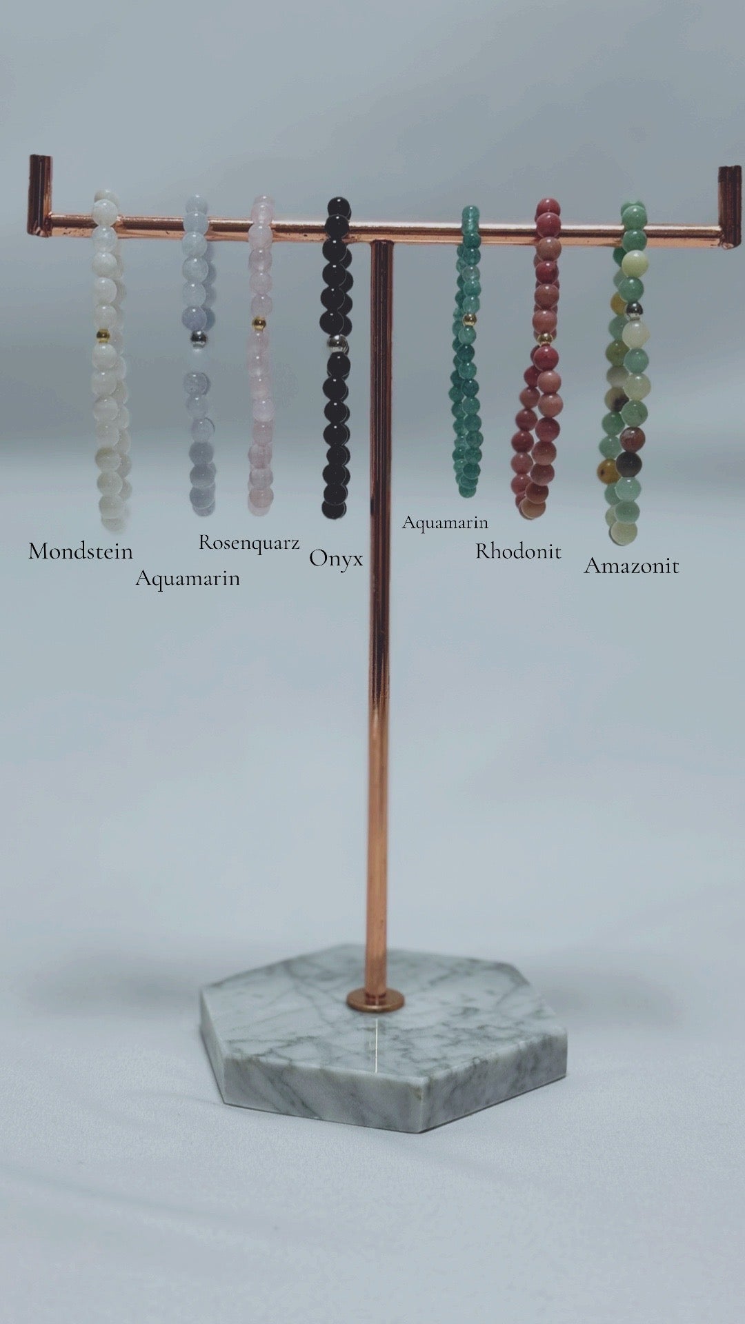 Edelstein Armband - AQUAMARIN