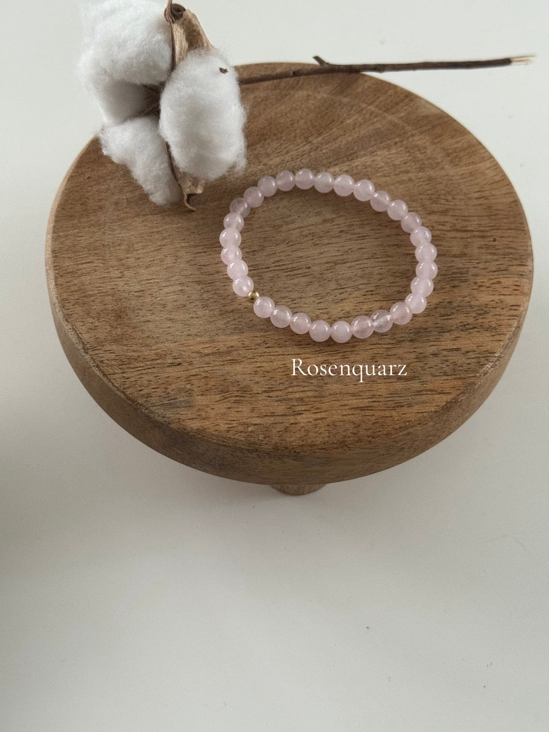 Edelstein Armband - ROSENQUARZ
