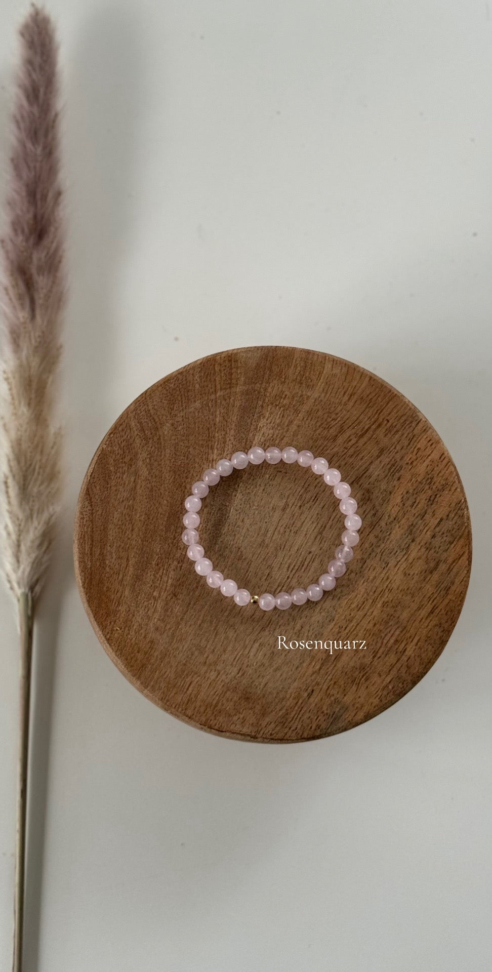 Edelstein Armband - ROSENQUARZ