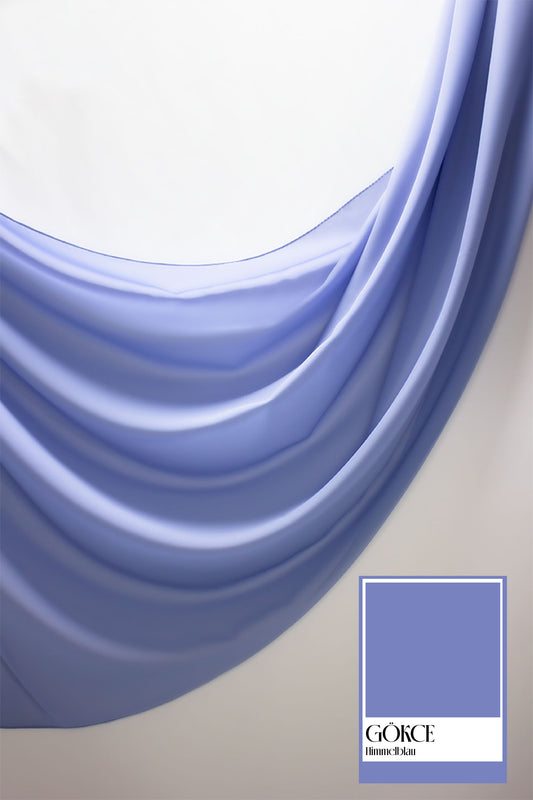 Chiffon Hijab - GÖKCE/HIMMELBLAU