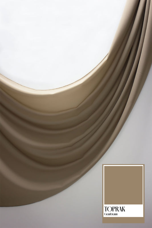 Chiffon Hijab - TOPRAK/GRAUBRAUN